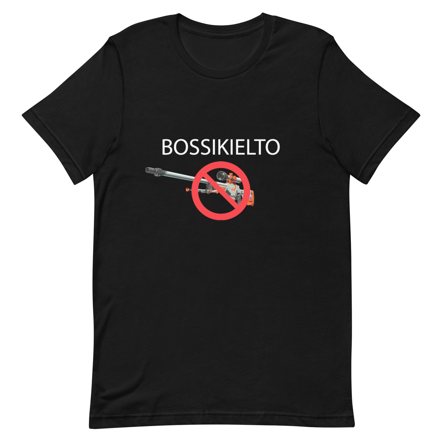 "bossikielto" printtipaita